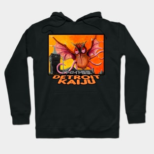 Měngqín in Our Lady of the Rosary's Belfry! - Pete Coe's Detroit Kaiju series Hoodie